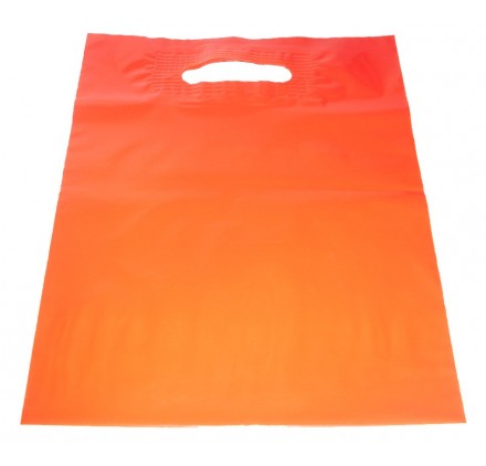 Borsa plastica con manico fustellato 50x60cm