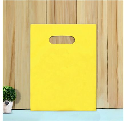 Borsa plastica con manico fustellato 50x60cm