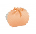 BORSA ROTONDA sera arancio 58x40x85