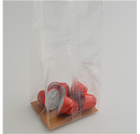 Base in cartone per sacchetti cellophane