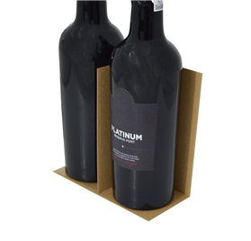 Divisorio per 2 bottiglie - 170x74x160mm