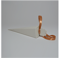 cono 155 pelle bianco 155