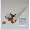 Caixa para brinde Cono Pelle Bianco 40x40x155mm