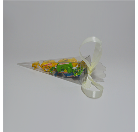 Scatola Cono in Acetato Trasparente 155mm
