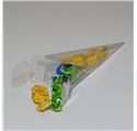 Scatola Cono in Acetato Trasparente 155mm