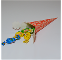 Caixa para brinde - Cono in Corallo 40x40x155mm