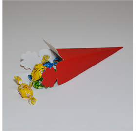 Caixa para brinde seta rosso cono 155mm