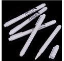Caneta tinta branca para etiquetas pretas