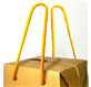 Cordão amarelo 30cm