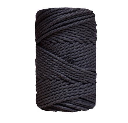 Filo Macramè 5mm x 50m Quasar Black