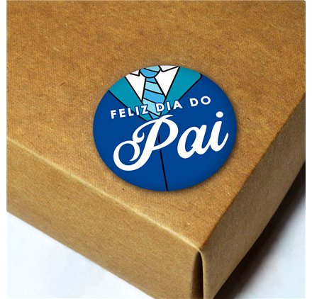 Etiquetas Dia do Pai 3 - 40x40mm