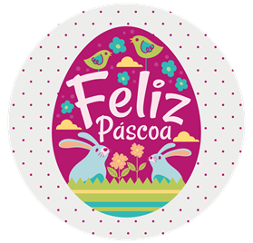 Etichette Pasqua Bunny Gala – 40x40mm
