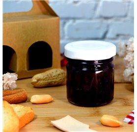Barattolo per marmellate 40ml con Coperchio Dorato