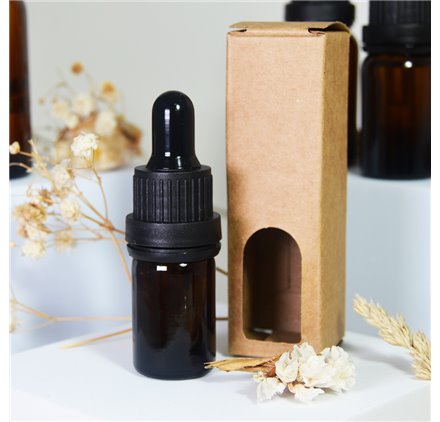 Frasco de vidro Ambar 5ml
