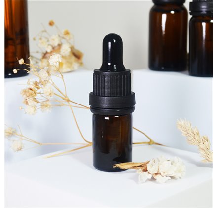 Flacone di vetro Ambra 5ml