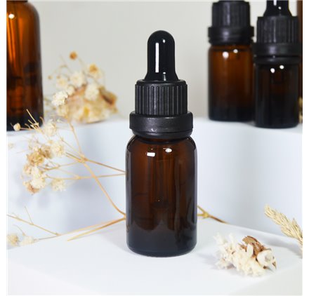Frasco de vidro Ambar 15ml