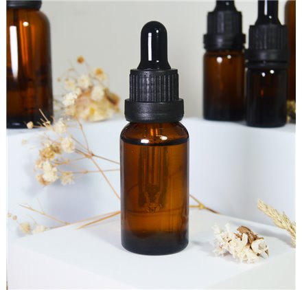 Flacone in vetro Ambra 20 ml