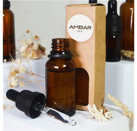 Flacone in vetro Ambra 20 ml