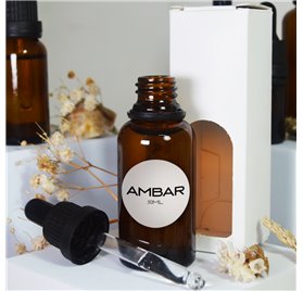 Flacone di vetro Ambra 30ml