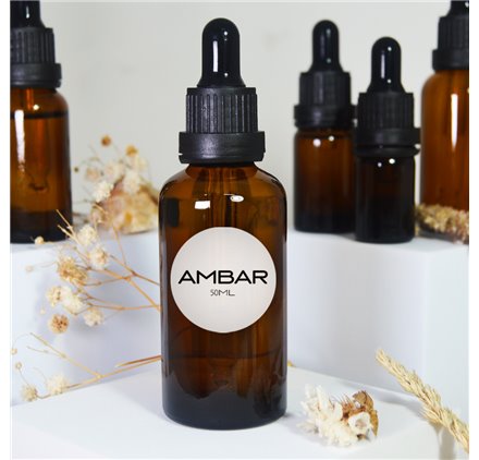 Flacone in vetro Ambra 50 ml