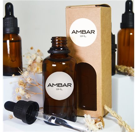 Flacone in vetro Ambra 50 ml