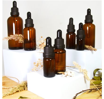 Flacone in vetro Ambra 20 ml