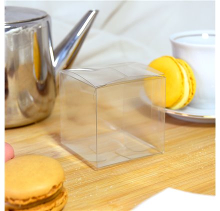 Scatole trasparenti a forma di cubo 50x50x50mm