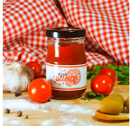 Bottiglia in vetro Mini Ketchup 100ml