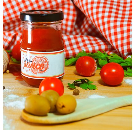 Bottiglia in vetro Mini Ketchup 100ml