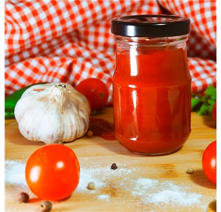 Bottiglia in vetro Mini Ketchup 100ml