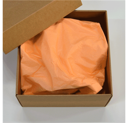Papel Seda Apricot Orange 50x75cm