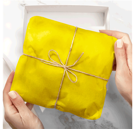 Papel Seda Lemon Yellow 50x75cm