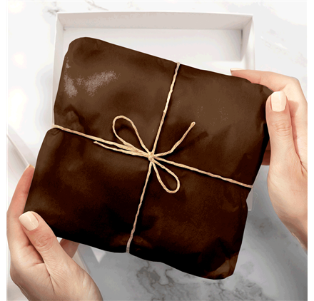 Papel Seda Dark Chocolate Templation 50x75cm