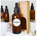 Flacone in vetro ambrato 100 ml