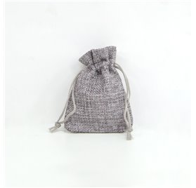 Saco juta Space Grey 7x9cm