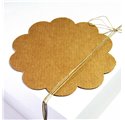 Etiqueta Kraft Forest Malmequer 140x140mm