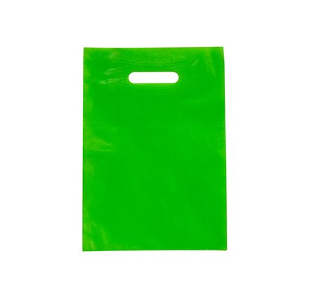x25un Busta Maniglia Troquelada 25x35 Verde