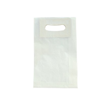 Saco de papel 180x60x290mm branco