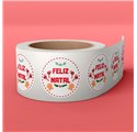 Etiqueta 10 Santa's Cookie Creations 40x40mm