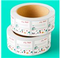 Etiqueta 11 Festive Holly Ring 50x40mm