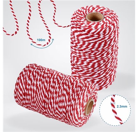 Spago di Cotone red ultimate (100m)