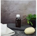 Frasco de vidro Ambar boca larga 125ml