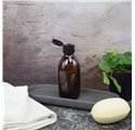 Frasco de vidro Ambar boca larga 200ml