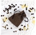 Saco juta Chocolate Brown 10x14cm