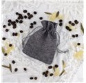 Saco juta Space Grey 10x14cm
