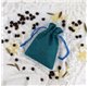 Saco juta Turquoise Blue 10x14cm
