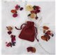 Saco 7x9cm juta Bordeaux