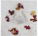 Saco juta Pure White 7x9cm