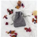 Saco juta Space Grey 7x9cm