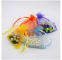 Saco organza 10x14cm Platinum Silver